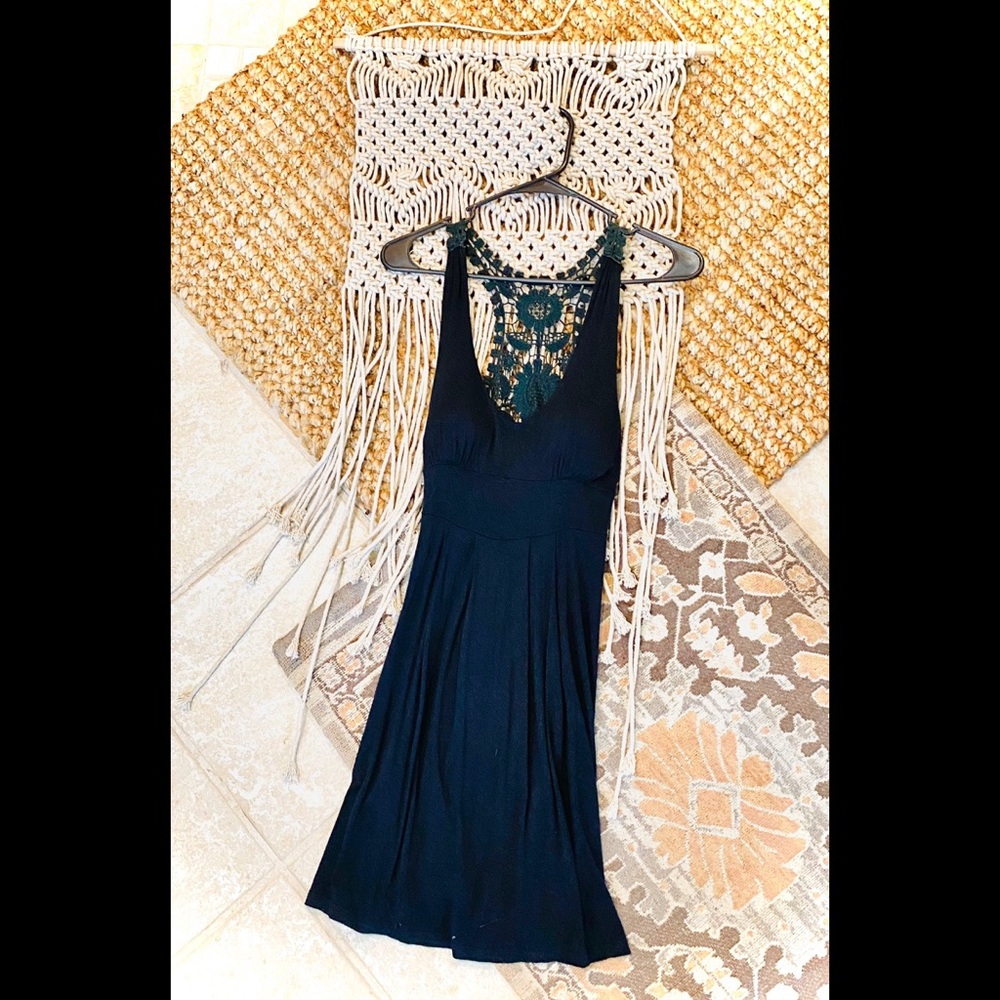 Black summer dress